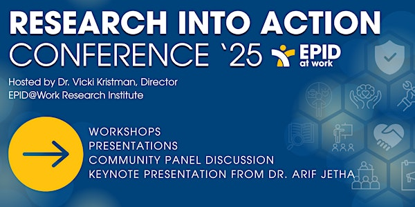 EPID@Work Research Into Action Conference 2025 | Italian Cultural Centre