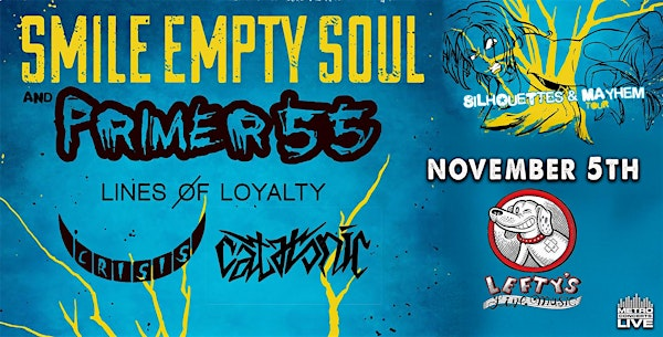 Smile Empty Soul w/ Primer 55 | Lefty's Live Music