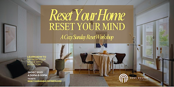 Reset Your Home, Reset Your Mind: A Cozy Sunday Reset Workshop | Vereda Central Coffee Roasters