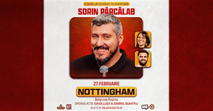 SORIN PÂRCĂLAB | NOTTINGHAM (Belgrave Rooms) | Stand-up Comedy | 27.02.2026 | The Belgrave Rooms