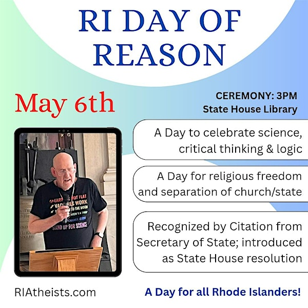 Rhode Island Day of Reason (Ceremony) | Rhode Island State House