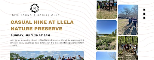 LLELA Nature Preserve Hiking Trail | DFW Young & Social