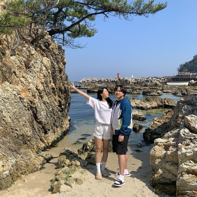 스노쿨링의 명소 “갈남항”