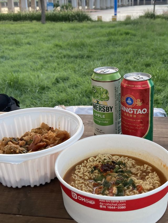 한강공원에서 피크닉하기⛱🧃