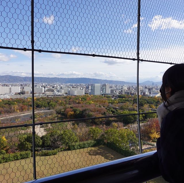 오사카성 천수각 올라가기