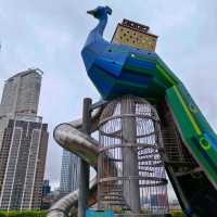 尖沙咀全海景 , 七樓頂樓平台！寵物公園！