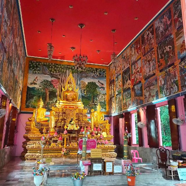 วัดเขาทุเรียน วัดสีชมพู นครนายก

