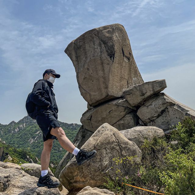 북한산의 숨은 명소, 사모바위🪨