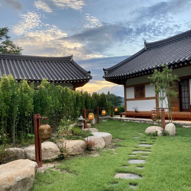 히노끼탕 있는 신축 한옥숙소, 경주 오릉도원🏠