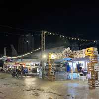 Night market with a plane @ Pattaya 
