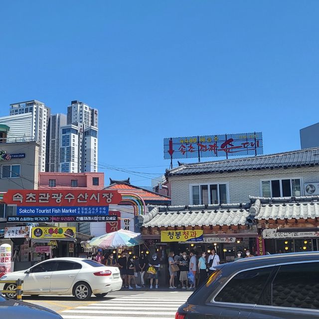 속초 명물 : 속초중앙시장 뿌시기💙