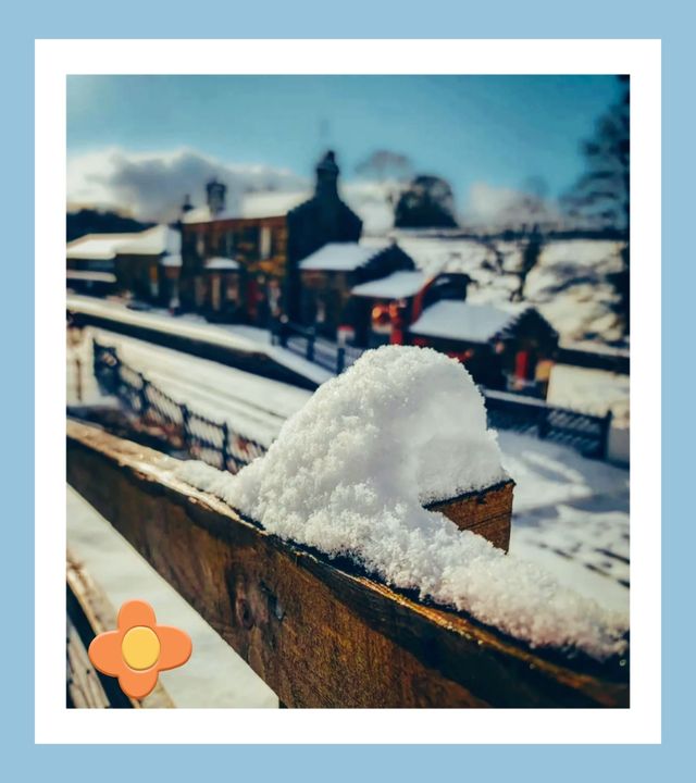 🇬🇧Winter atmosphere ❄️ in a small town in Yorkshire, England ~ 🕊️