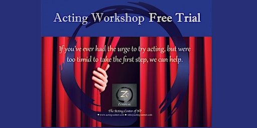 Acting - NYC - Virtual Free Trial Class | NYC