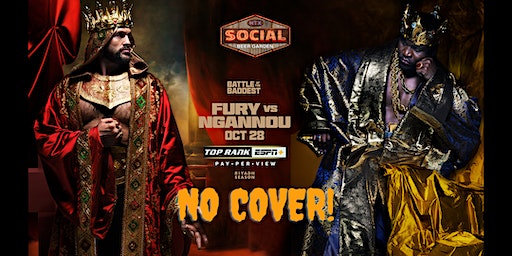 PPV Boxing: Fury vs Ngannou | Social Beer Garden HTX