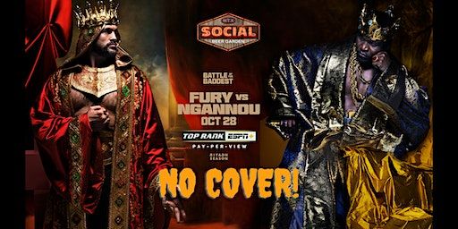 PPV Boxing: Fury vs Ngannou | Social Beer Garden HTX
