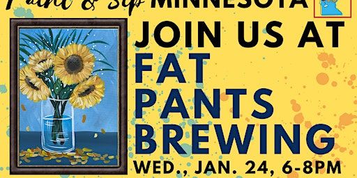January 24 Paint & Sip at Fat Pants Brewing | Fat Pants Brewing Co.