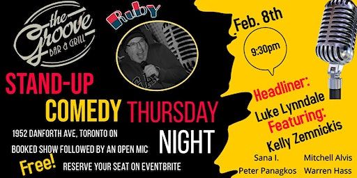 Stand-Up Comedy Thursday Night! | The Groove Bar & Grill