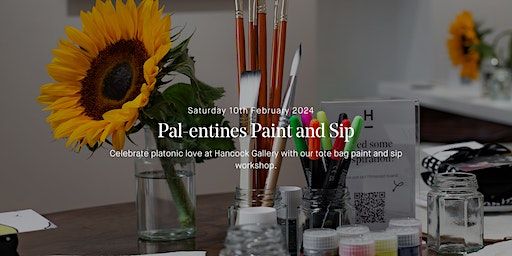 Pal-entines Paint and Sip Workshop: Tote Bag Edition at Hancock Gallery | Hancock Gallery