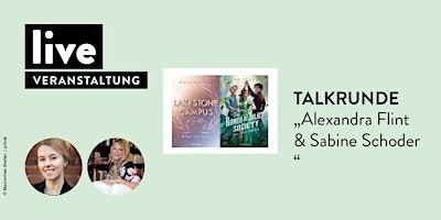 TALKRUNDE: Alexandra Flint & Sabine Schoder | Leipziger Buchmesse Messebuchhandlung
