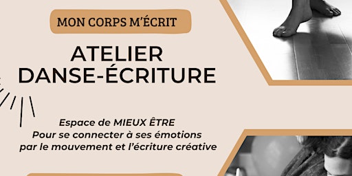 Atelier Danse - Ecriture | MA BULLE EN SANTE, Mieux-Être, Bulle Sensorielle (flottaison), Sauna, Hammam, Cours Réguliers, Massages, Consultations