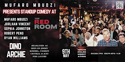 MUFARO MBUDZI PRESENTS STANDUP COMEDY AT THE RED ROOM | The Red Room