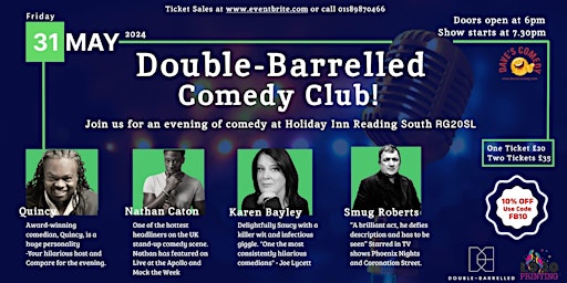 Comedy Club at Holiday Inn Reading South - Step into an Evening of Endless | Holiday Inn Reading-South M4, JCT.11, an IHG Hotel