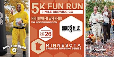 Halloween Spooktacular 5k x 9 Mile Brewing Co | 2024 MN Brewery Run | Nine Mile Brewing
