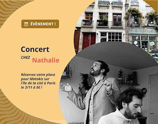 Jazz et pop sur l’île de la cité : Matakiz : duo vocal et pianesque en live | La capitainerie