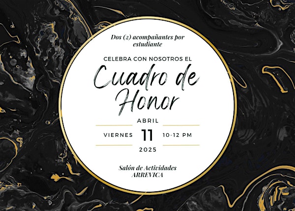 Actividad de Cuadro de Honor 2025 | Salón de Actividades Arrevica