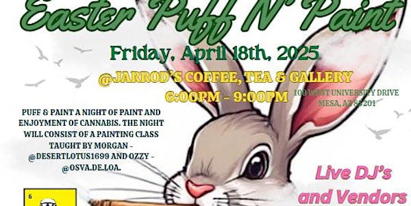 Easter Puff N Paint | Jarrod's Coffee, Tea, & Gallery