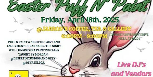 Easter Puff N Paint | Jarrod's Coffee, Tea, & Gallery