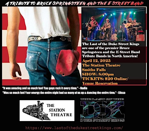 Bruce Springsteen and the E-Street Band Tribute at The Station Theatre | Smiths Falls Community Theatre