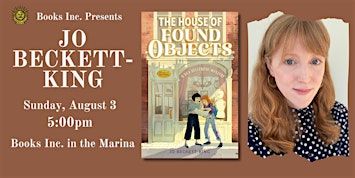 JO BECKETT-KING at Books Inc. in the Marina | Books Inc.