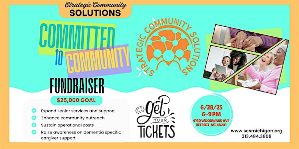 Strategic Community Solutions Fundraising Event | 4160 Woodward Ave