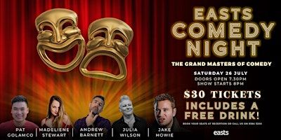 The Grand Masters Of Comedy @ Easts Leagues | Easts Bondi Junction