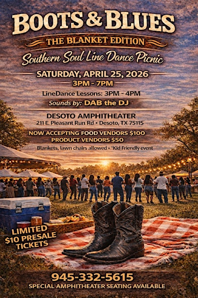 Boots & Blues "The Blanket Edition" | DeSoto Amphitheater