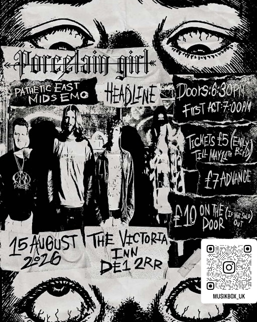 MUSIKBOX PRESENTS: Porcelain Girl | The Victoria Inn