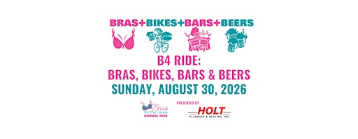 B4 Ride: Bras, Bikes, Bars & Beers | Captain Roy's