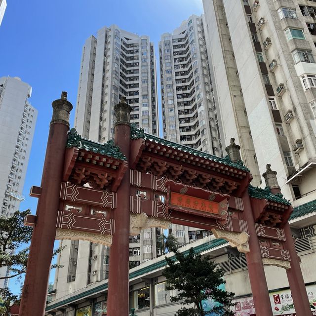 打卡香港仔廣場中式庭園