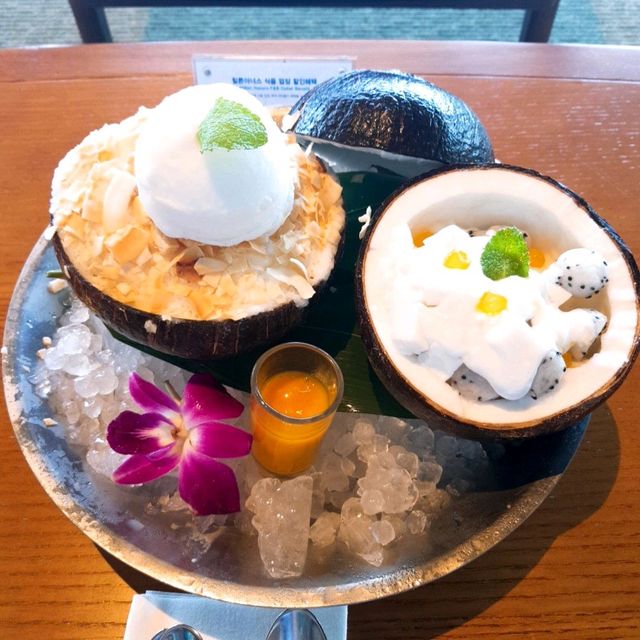 부산 아난티 코코넛 빙수와 무알콜 칵테일❤