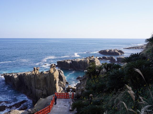 洞窟の中の神社、鵜戸神宮