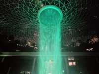 The world’s tallest indoor waterfall