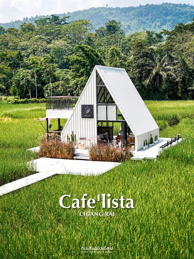 🏠🌾 Cafe'lista บ้านหลังน้อยกลางทุ่งนาสีเขียว