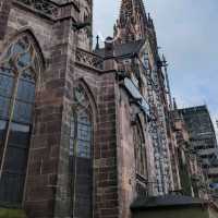 Chanced upon a market in the city of Freiburg