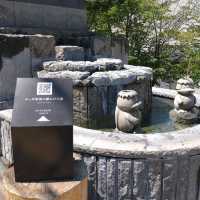 かっぱ家族の願かけ手湯