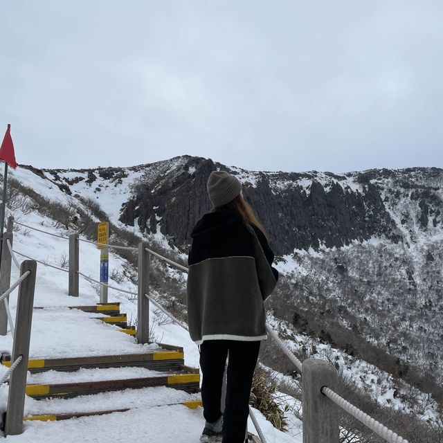 새해엔 한라산의 겨울 산행이죠🥹💙☃️
