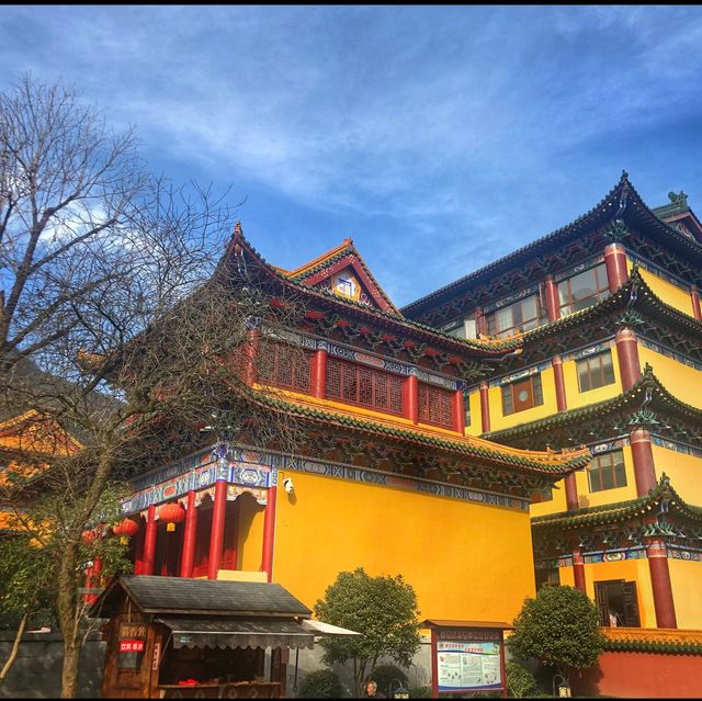 Beautiful Pagoda and temple at Tianmushan 
