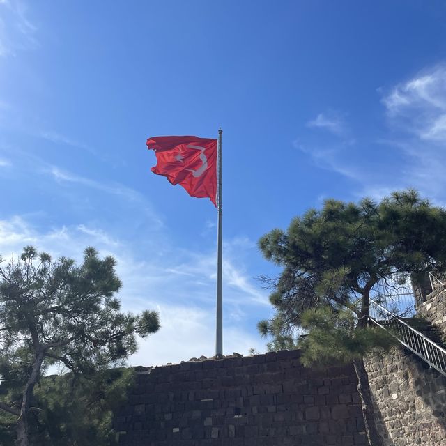 土耳其遊記 Izmir 卡迪費卡萊城堡 眺望城市美景