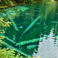 Blue-Greenish Lake in Mounigou Valley