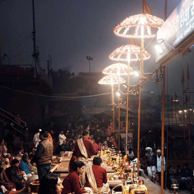 Aarti Ceremony in India's Varanasi